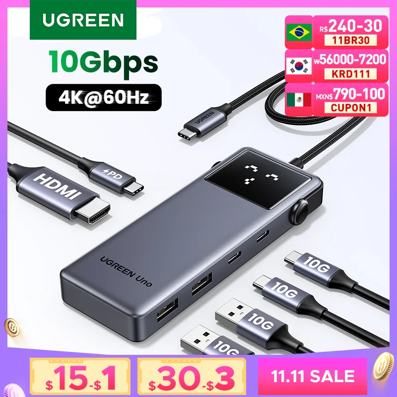 UGREEN Uno USB C 허브 비교